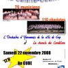 2008 Ste Cécile avec l Chorale des Cordeliers